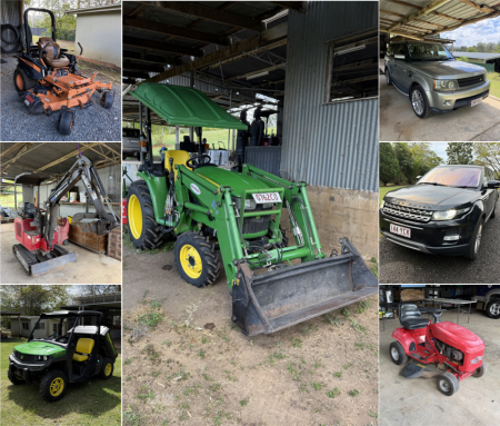 Small Acreage Machinery, Vehicles, Collectables & General - Online Auction