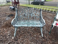 Heavy Cast Alloy 2 Seater Garden Chair - 2
