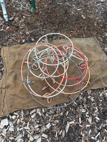 Assortment of Metal Plant Ring Stands&nbsp;