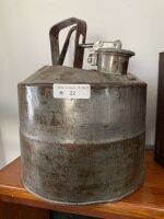 Vintage Metal Petrol Can - 2