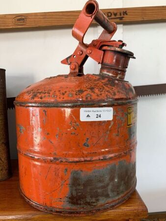 Vintage Metal Petrol Can