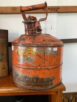 Vintage Metal Petrol Can - 2