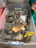 Miscellaneous hardware - mostly nails, screws, - 2