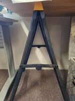 Polyurethane trestle stands with 30mm timber top - 2
