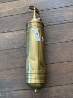 Antique Brass Fire Extinguisher