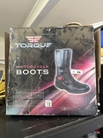 TORQUE motorcycle boots - size 12 - 2