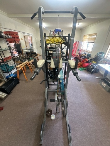 Pull up/dip exercise stand