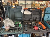 2 hand drills - Hitachi and Tradetools