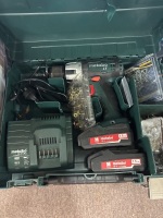 METABO 18V Drill kit - as new - 2