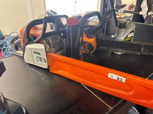 STIHL MS180 chainsaw with 16in bar - as new