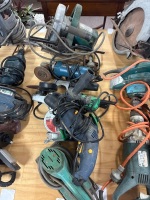 Row of electrical hand tools - 2