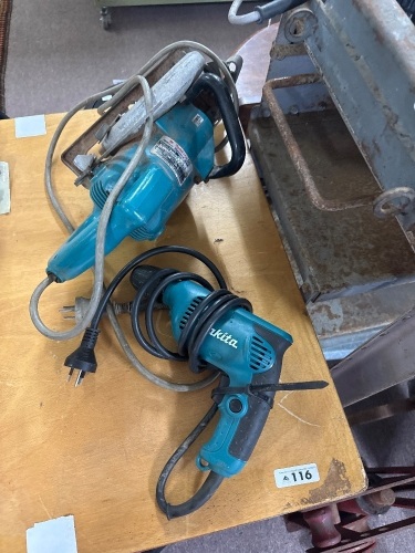 Makita power saw (US LH) + drill