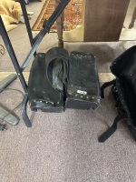 Leather motorcycle saddle bags