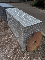 Aluminium tradies tool box - 1480 x 600 x 820mm - 2