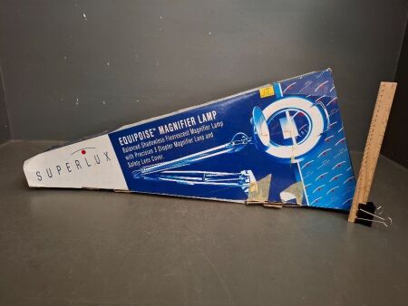 Vintage Superlux Equipoise Fluorescent Magnifier Lamp