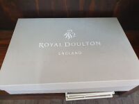 6 Royal Doulton Crystal Goblets in Original Box - 3