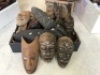 Box Lot of Tribal Masks