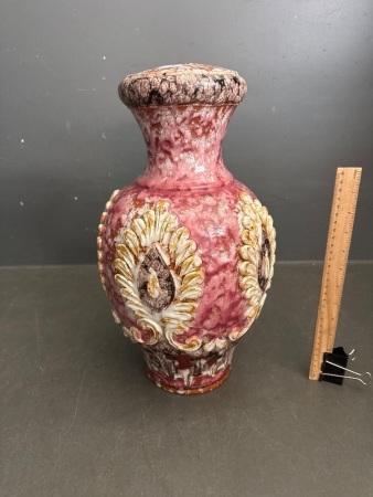 Vintage Handmade Vibrant Statement Lamp Base