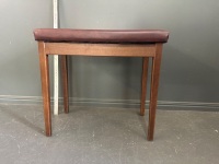 Wooden Piano Stool with Storage Compartment - 3