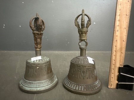 Pair Temple Bells