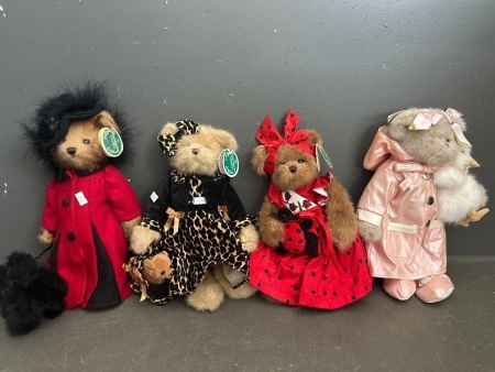 5 The Bearington Collection Highly Collectable Bears with original tags