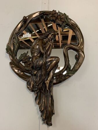 Reproduction Art Nouveau Mirror