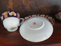 Set of 4 Antique Royal Albert Crown China Trios - 3