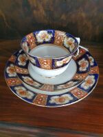 Set of 4 Antique Royal Albert Crown China Trios - 4