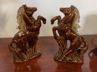 Ceramic Horses pair. - 2