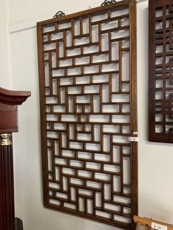 Large Chinese wooden screen