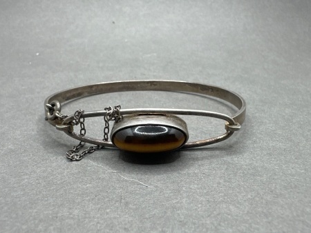 Vintage Tiger Eye Bangle