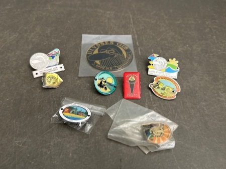 Lot of Ulysses Motorcycle Club Pin + Badge