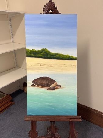 Turtle Dreaming signed L Fletcher