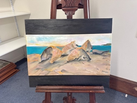 Coastal Rocks by Audrey Hills