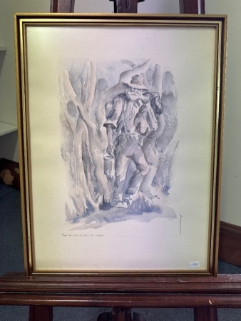 And his ghost may be heard by Gladys Blundell Water Colour