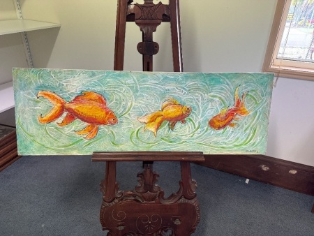 Tom, Dick & Harry Oil on Canvas by Lee Reimers
