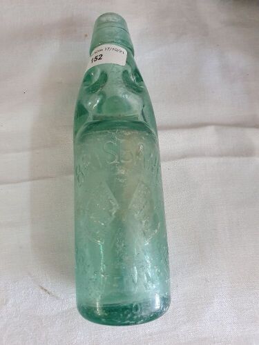 Antique Brisbane Codd Bottle with Marble