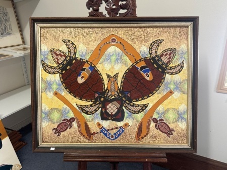 Turtle Trap by H. Goodchild Acrylic on Board
