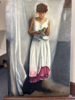 Holding the Grapes Oil on canvas by OJ Harrison - 2
