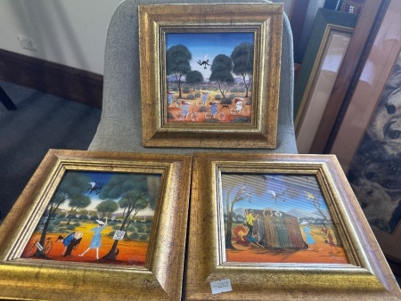 3 Howard William Steer Royal Flying Doctors Service Artworks Prints