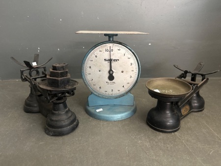 3 Sets of Scales inc. Salter