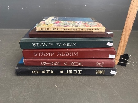 Large Stamp Album Collection