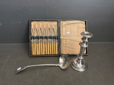 Lot of Silver Plated Utensils&nbsp;