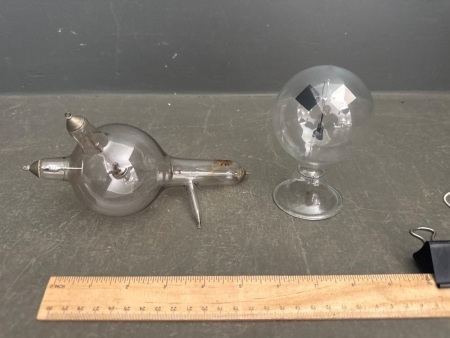 Vintage Cathode Xray Tube and Vacuum Radiometer