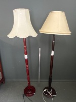 2x Large Floor Lamps