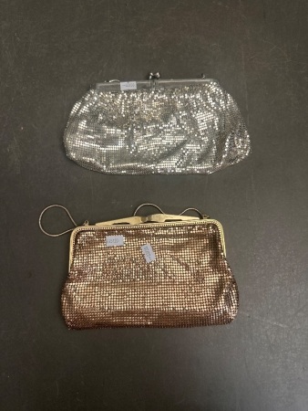 2x Vintage Glow Mesh Bags