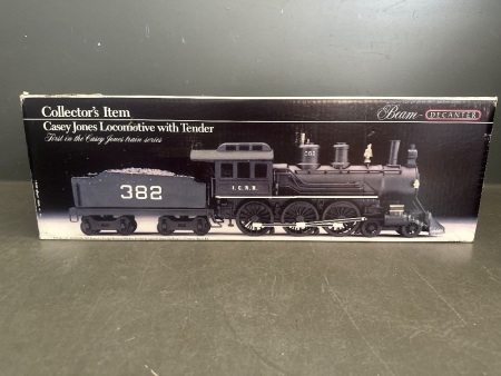 Jim Beam Casey James Decanter Locomotive with Tender&nbsp;