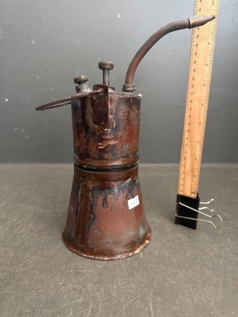 Vintage Copper Carbide Lantern