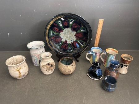 Large Lot of Australian Pottery - some marked to base
