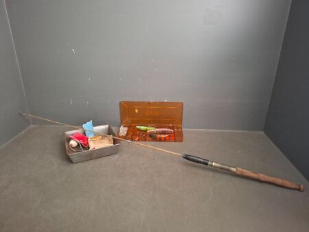 Assortment of Vintage Fishing Equipment